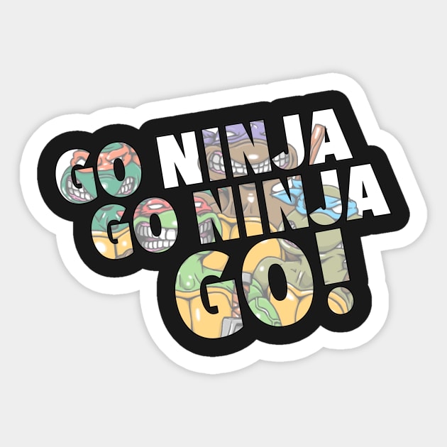 Go ninja go ninja go! Sticker by Chaosblue